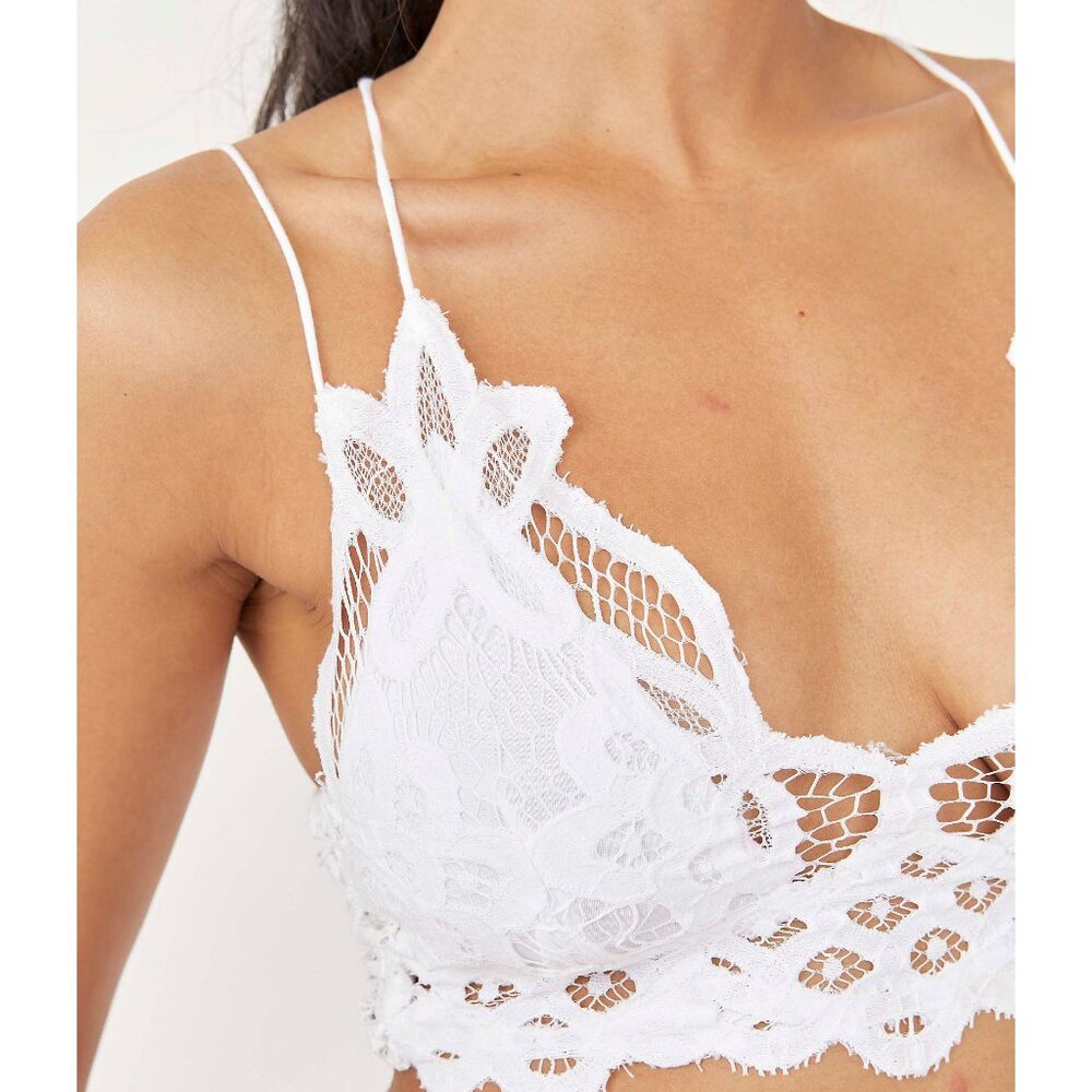 NWT FREE PEOPLE Adella Bralette / White - Picture 2 of 5